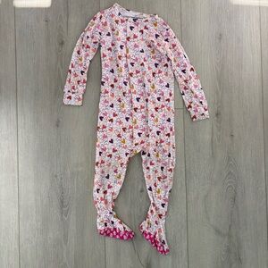 Magnetic Me 9-12 month baby girl onesie grippy feet